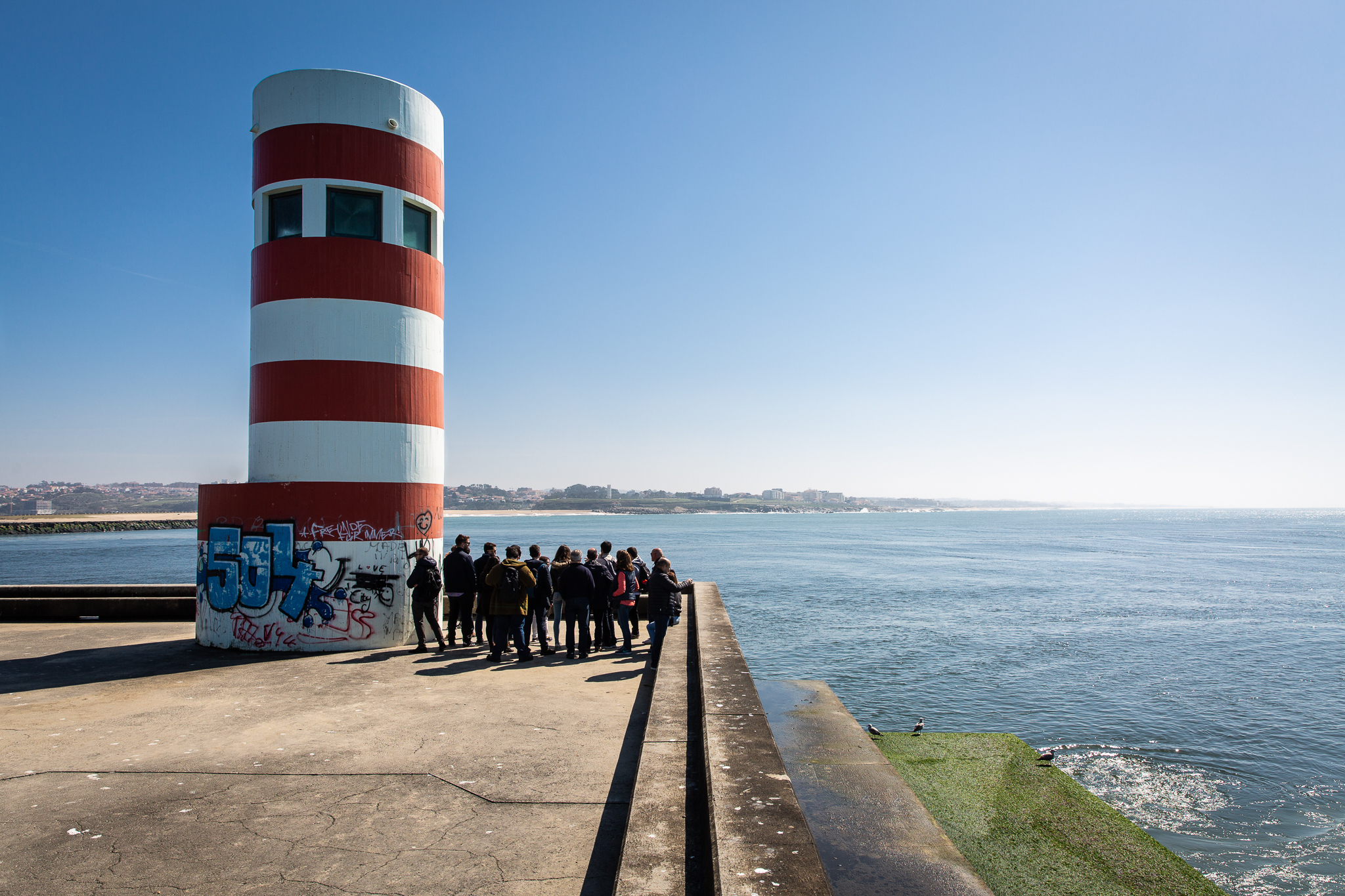 A Marginal do estuário do Douro entre o Jardim de Sobreiras - Cantareira e a Foz